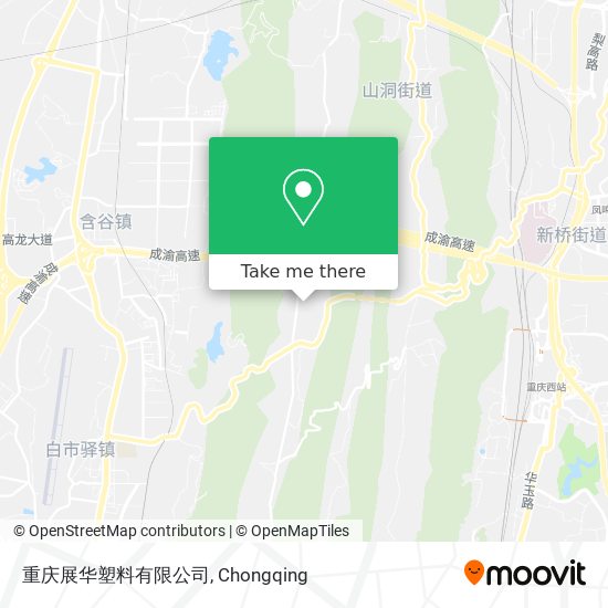 重庆展华塑料有限公司 map
