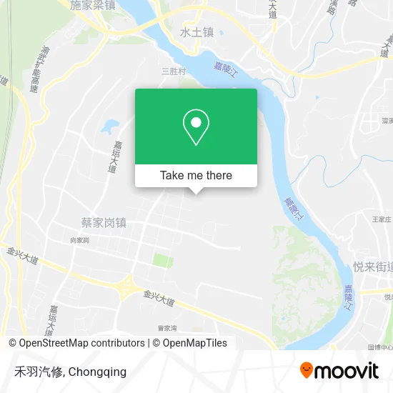 禾羽汽修 map