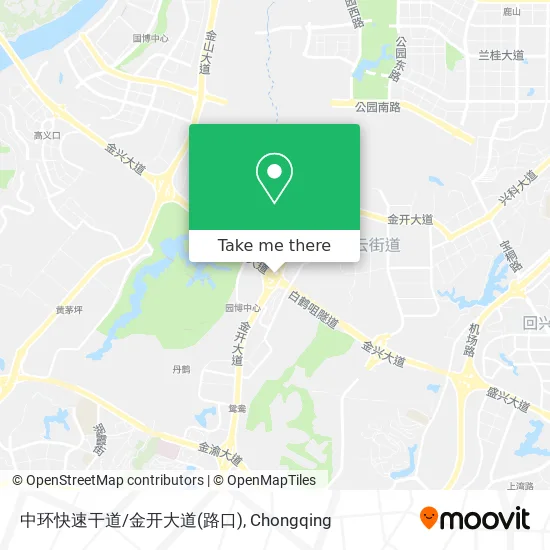 中环快速干道/金开大道(路口) map