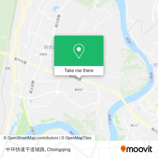 中环快速干道辅路 map