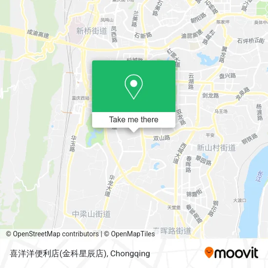 喜洋洋便利店(金科星辰店) map