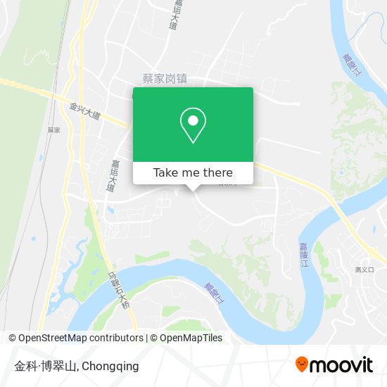金科·博翠山 map