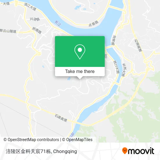 涪陵区金科天宸71栋 map