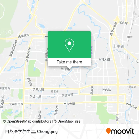 自然医学养生堂 map