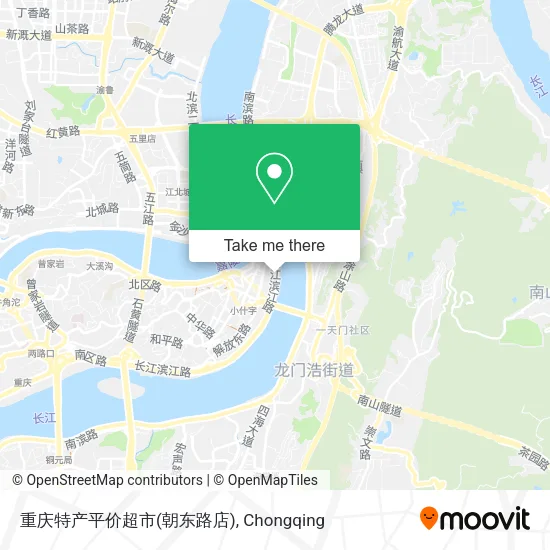 重庆特产平价超市(朝东路店) map