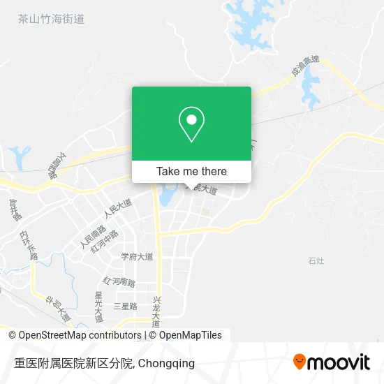 重医附属医院新区分院 map