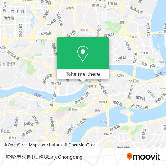 喳喳老火锅(江湾城店) map