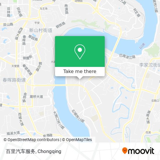 百里汽车服务 map