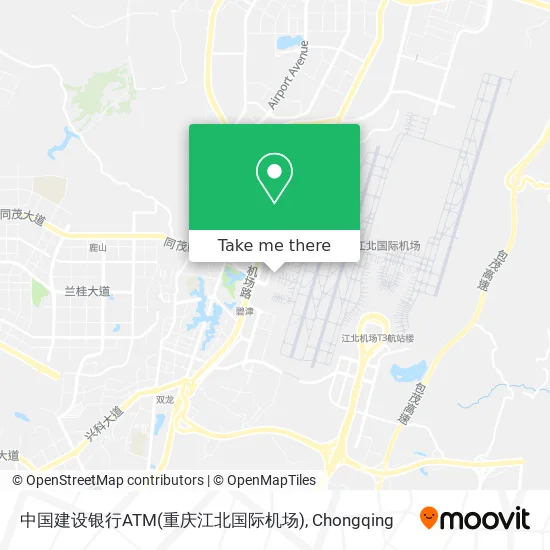 中国建设银行ATM(重庆江北国际机场) map