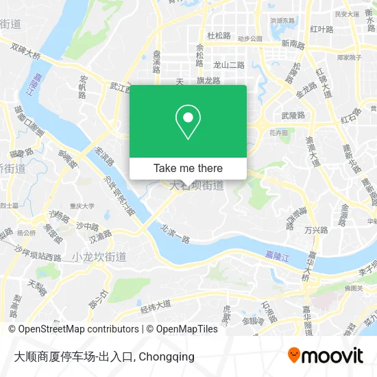 大顺商厦停车场-出入口 map