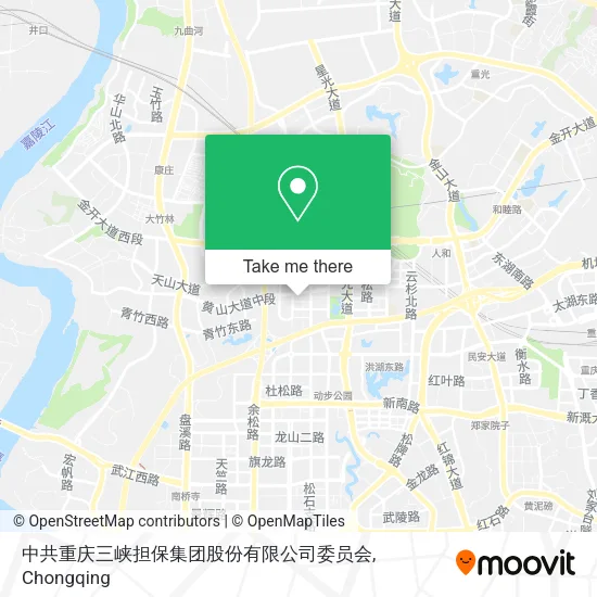 中共重庆三峡担保集团股份有限公司委员会 map