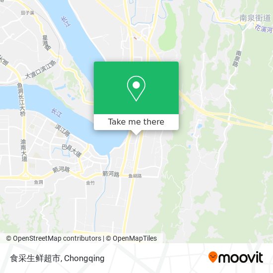食采生鲜超市 map