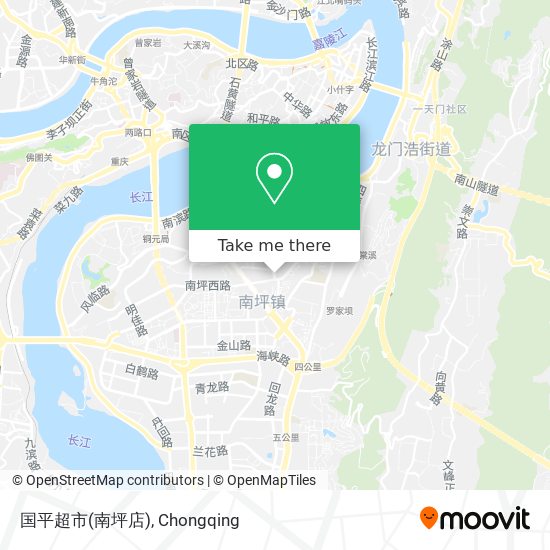 国平超市(南坪店) map