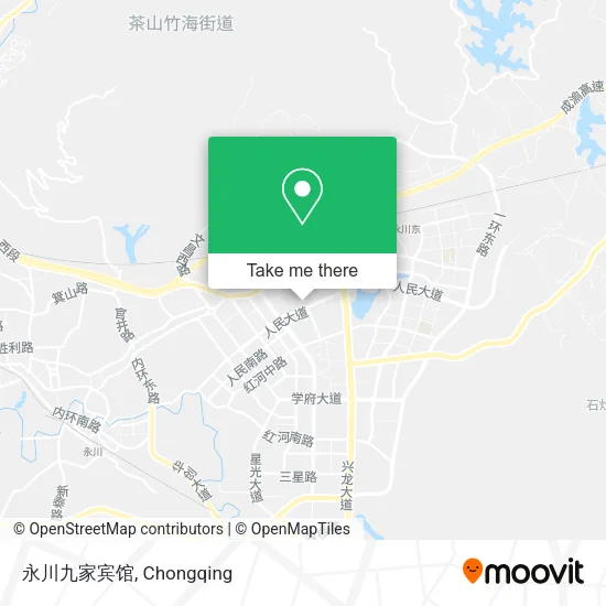 永川九家宾馆 map