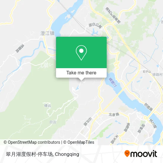 翠月湖度假村-停车场 map