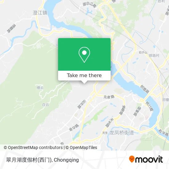 翠月湖度假村(西门) map