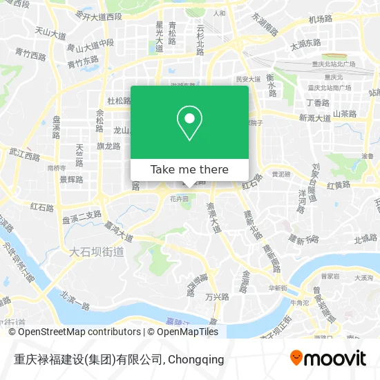 重庆禄福建设(集团)有限公司 map