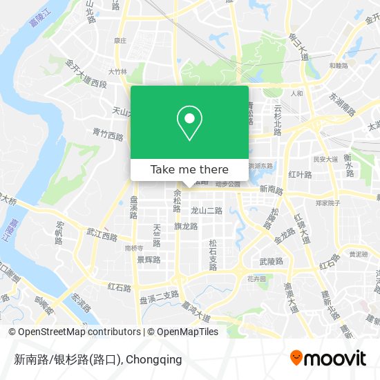 新南路/银杉路(路口) map