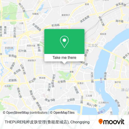 THEPURE纯粹皮肤管理(鲁能星城店) map