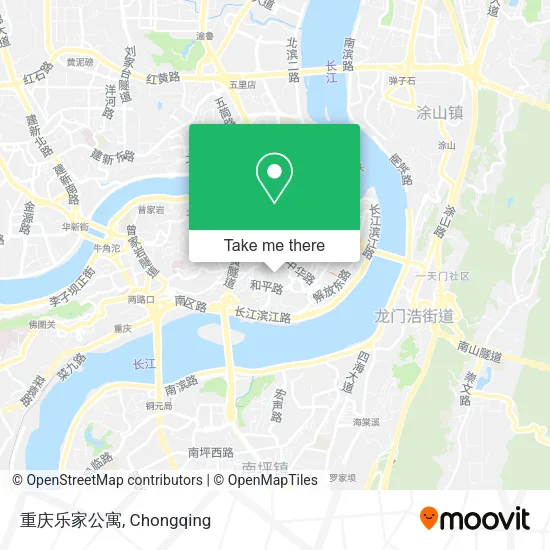 重庆乐家公寓 map