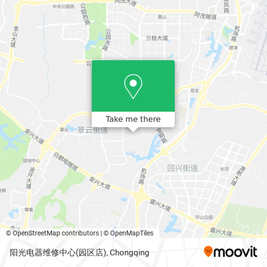 阳光电器维修中心(园区店) map