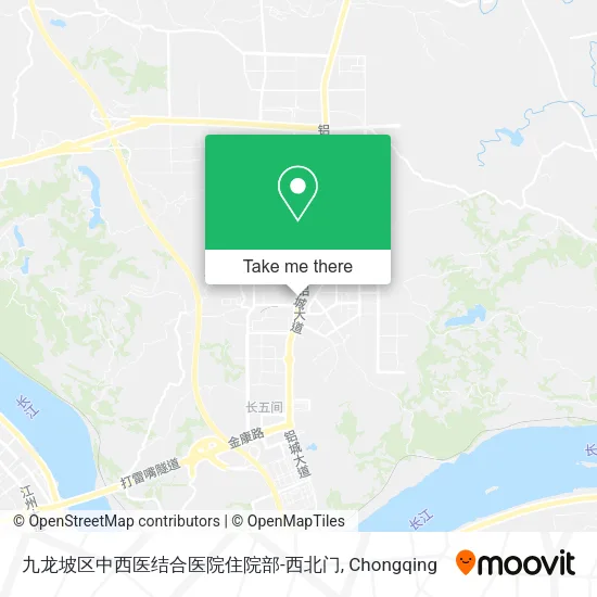 九龙坡区中西医结合医院住院部-西北门 map