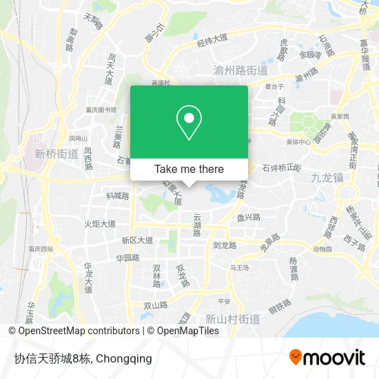 协信天骄城8栋 map