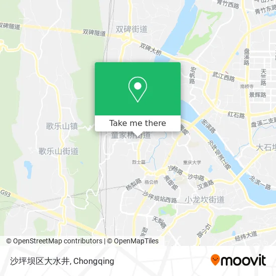 沙坪坝区大水井 map