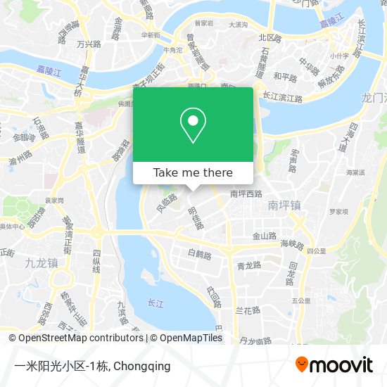 一米阳光小区-1栋 map