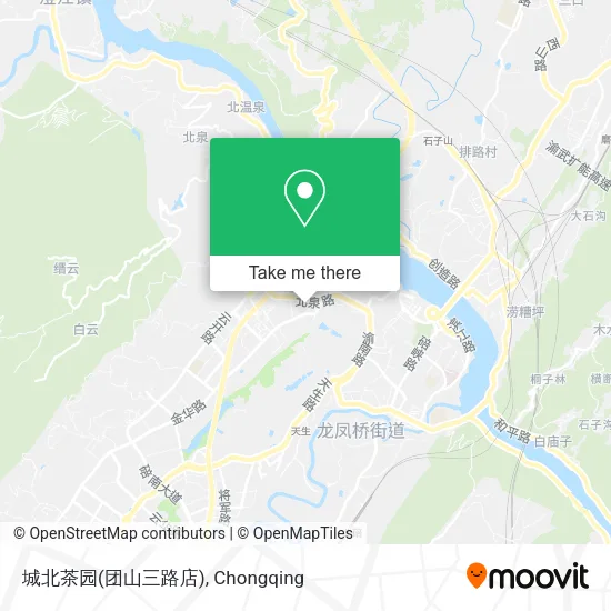 城北茶园(团山三路店) map