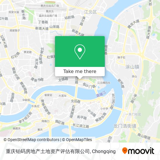 重庆铂码房地产土地资产评估有限公司 map