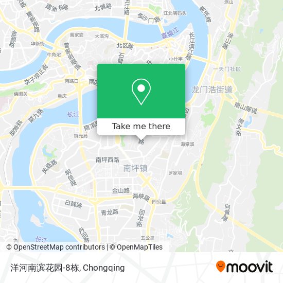 洋河南滨花园-8栋 map