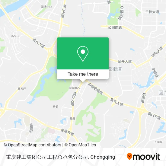 重庆建工集团公司工程总承包分公司 map