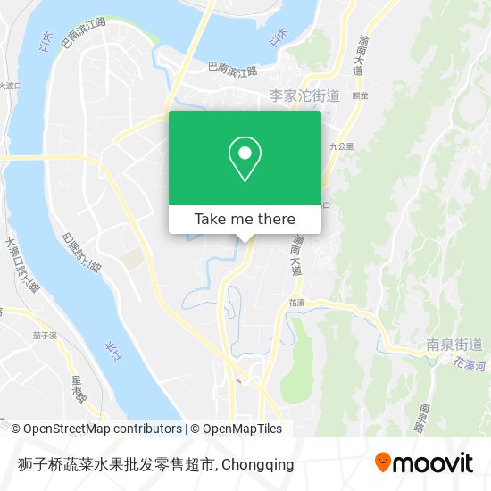 狮子桥蔬菜水果批发零售超市 map