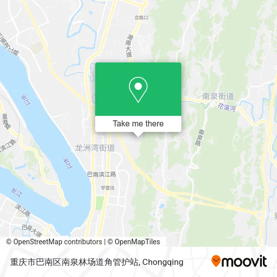 重庆市巴南区南泉林场道角管护站 map