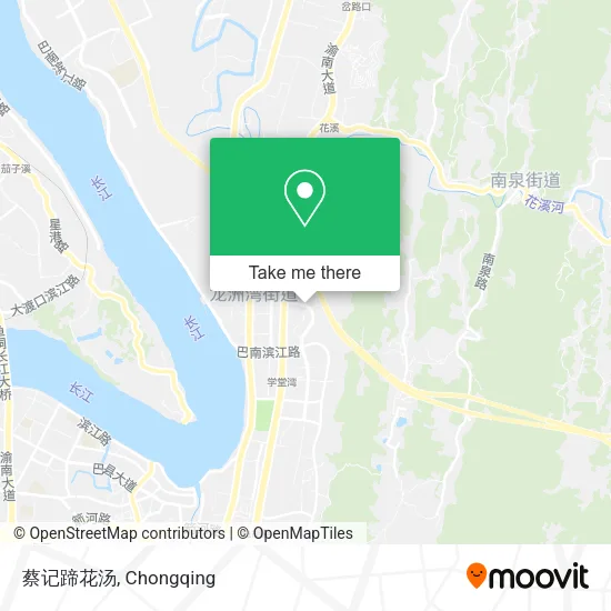 蔡记蹄花汤 map