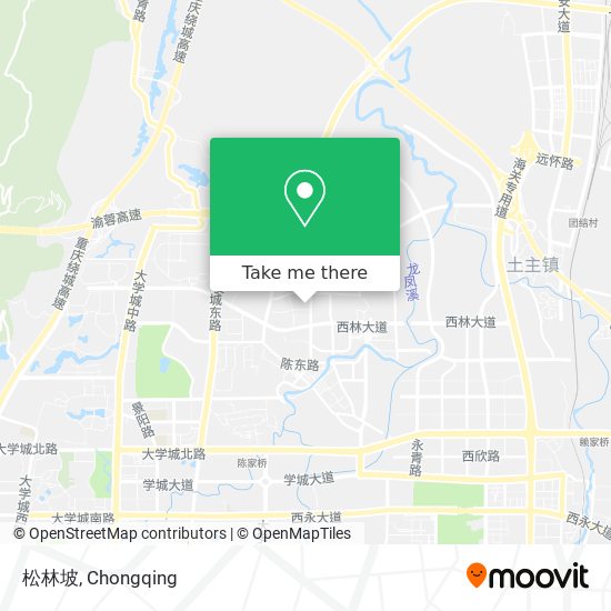 松林坡 map