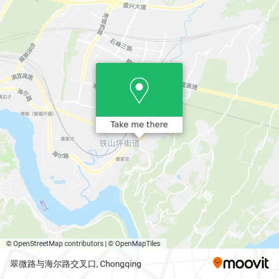 翠微路与海尔路交叉口 map