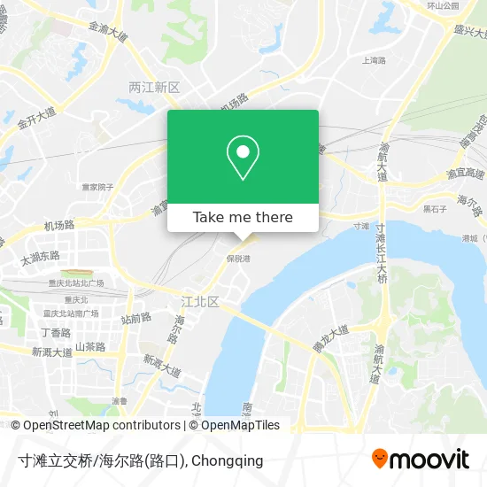 寸滩立交桥/海尔路(路口) map