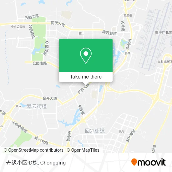 奇缘小区-D栋 map