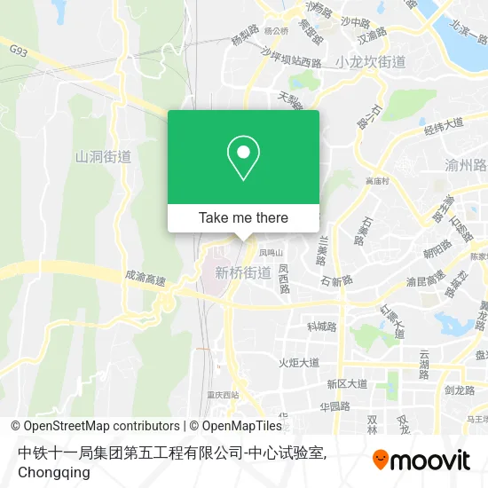 中铁十一局集团第五工程有限公司-中心试验室 map