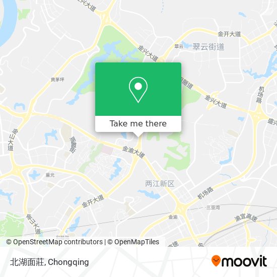 北湖面莊 map