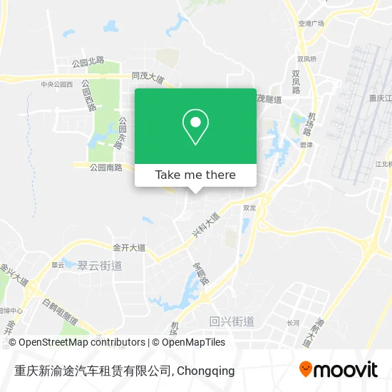 重庆新渝途汽车租赁有限公司 map