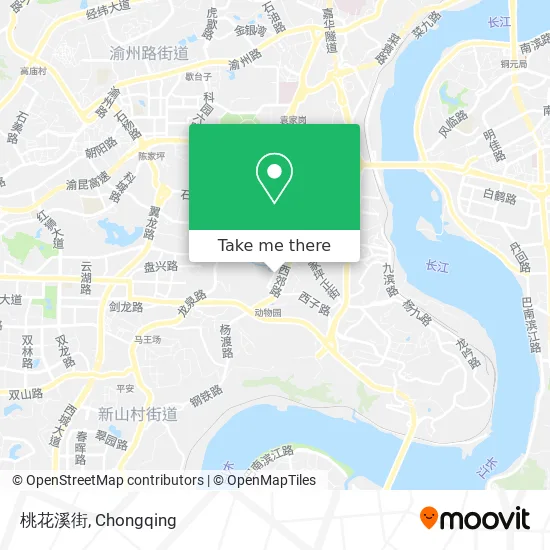 桃花溪街 map