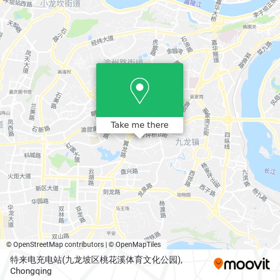 特来电充电站(九龙坡区桃花溪体育文化公园) map