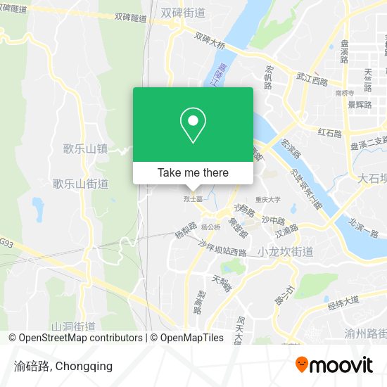 渝碚路 map