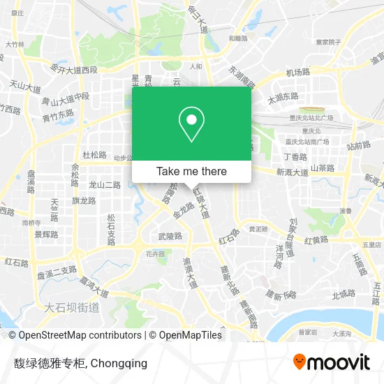 馥绿德雅专柜 map