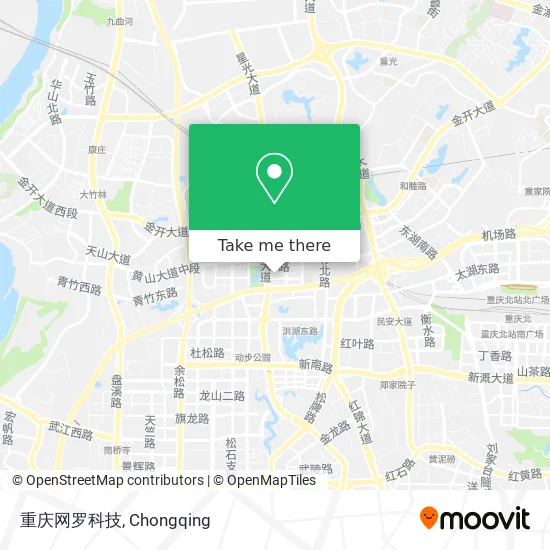 重庆网罗科技 map