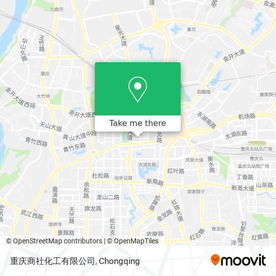 重庆商社化工有限公司 map