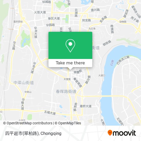 四平超市(翠柏路) map